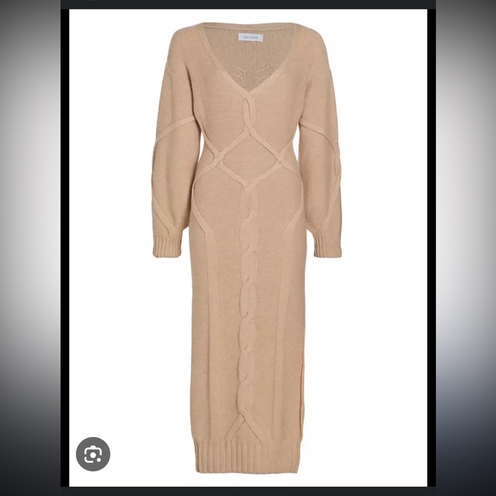 Naadam Cashmere blend sweater dress NWT size Small